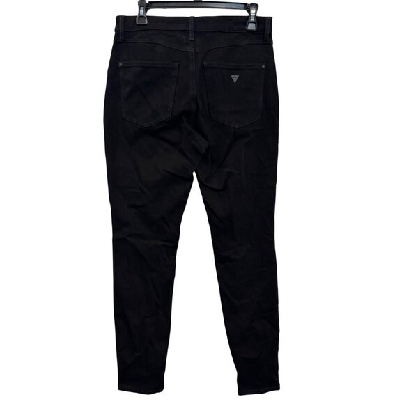 Guess 1981 Skinny Jeans Roxbury Rinse Wash Size 30 RG Black Denim New With Tags - Picture 6 of 9